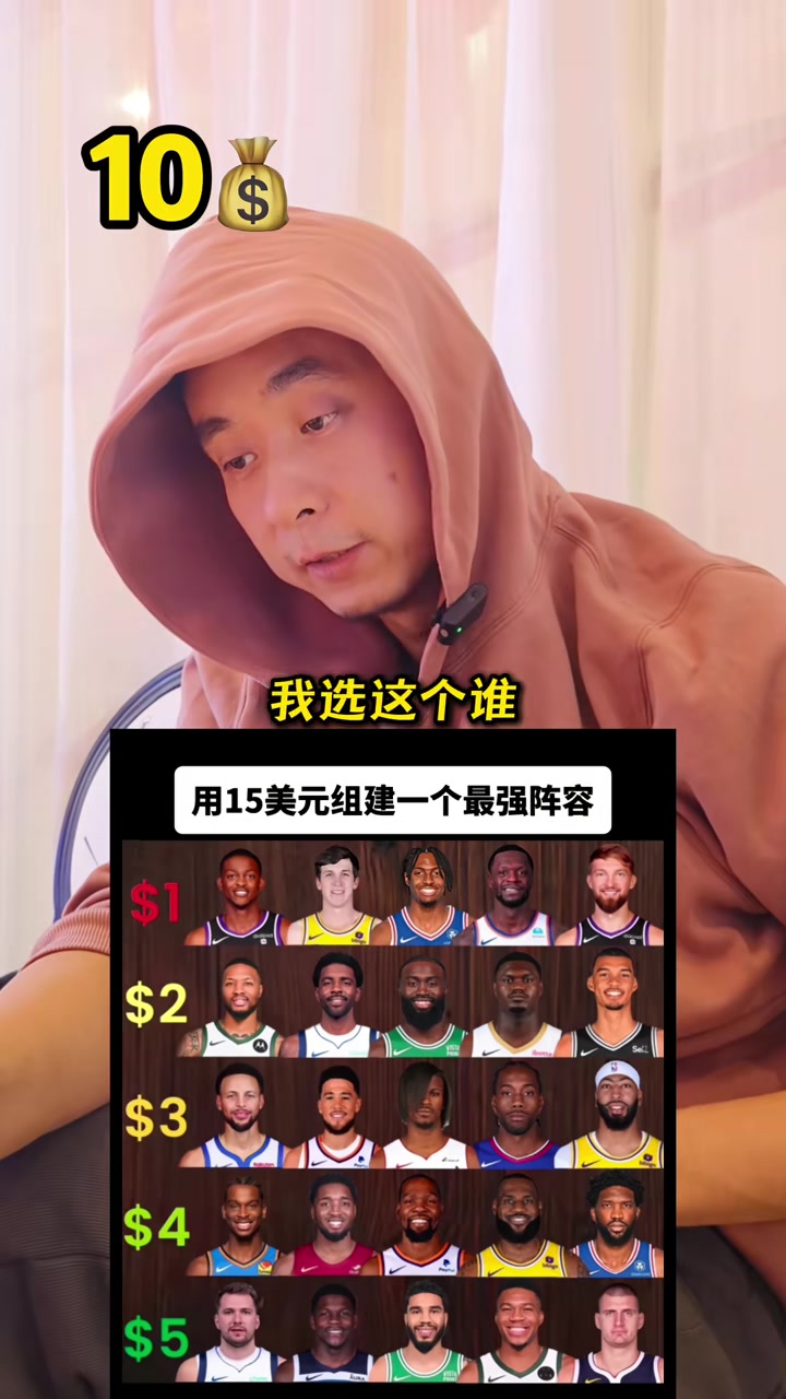段冉：15美元組建最強(qiáng)陣容，你會(huì)怎么選？