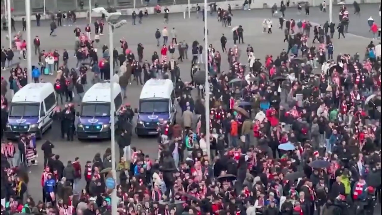 火爆！畢爾巴鄂對陣羅馬比賽后發(fā)生沖突，11人在畢爾巴鄂被捕！