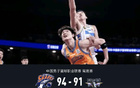 上海逆襲北京，洛夫頓41+10+9，王哲林25+15，94-91奪勝。