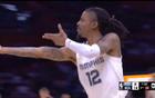 NBA警告莫蘭特，因再施“掃射”動作罰款7.5萬美金。