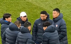 李霄鵬足協(xié)開會，朱慧謙代出席賽前發(fā)布會