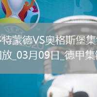 德甲-布蘭特進(jìn)球無效古維勒烏頭球制勝多特0-1奧格斯堡